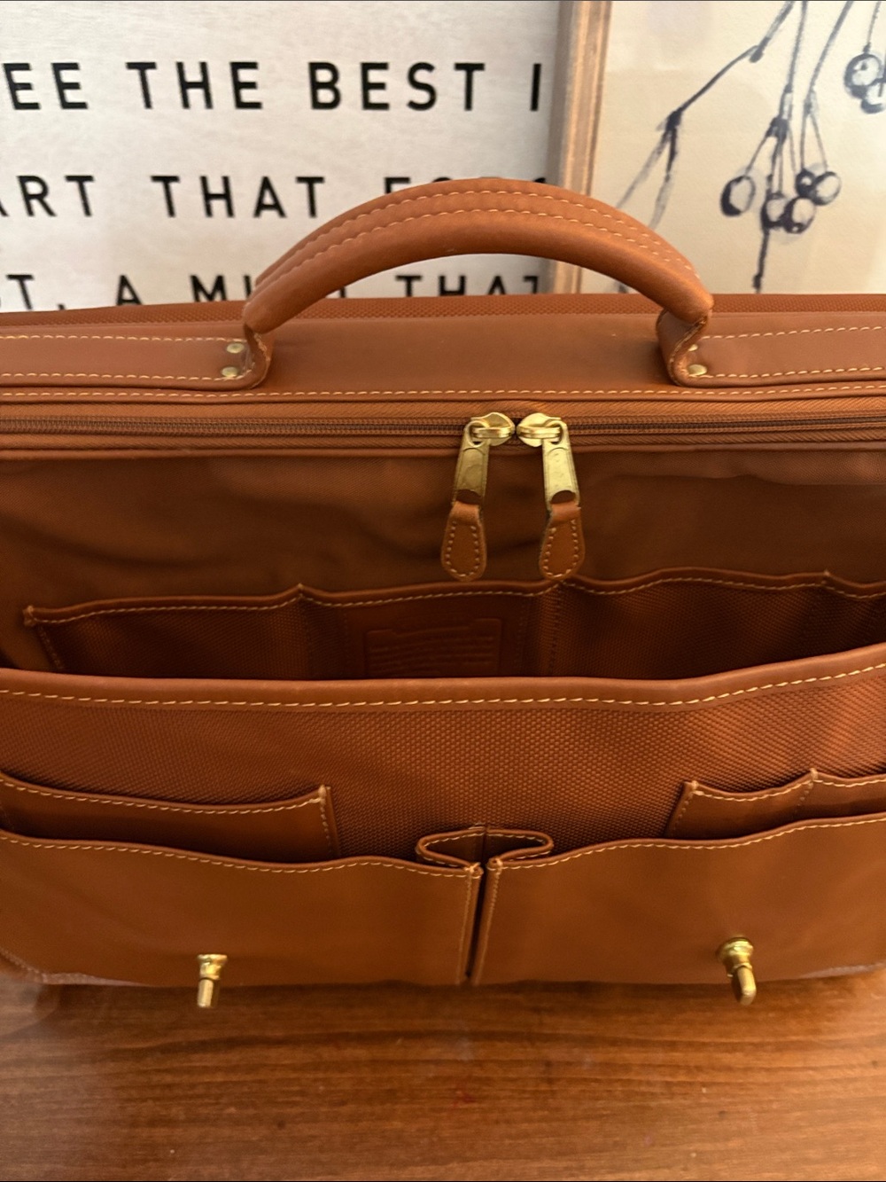 VTG COACH ‘Prescott Brief’ -Briefcase / Messenger / Travel Bag for Men or Women - Picture 12 of 16